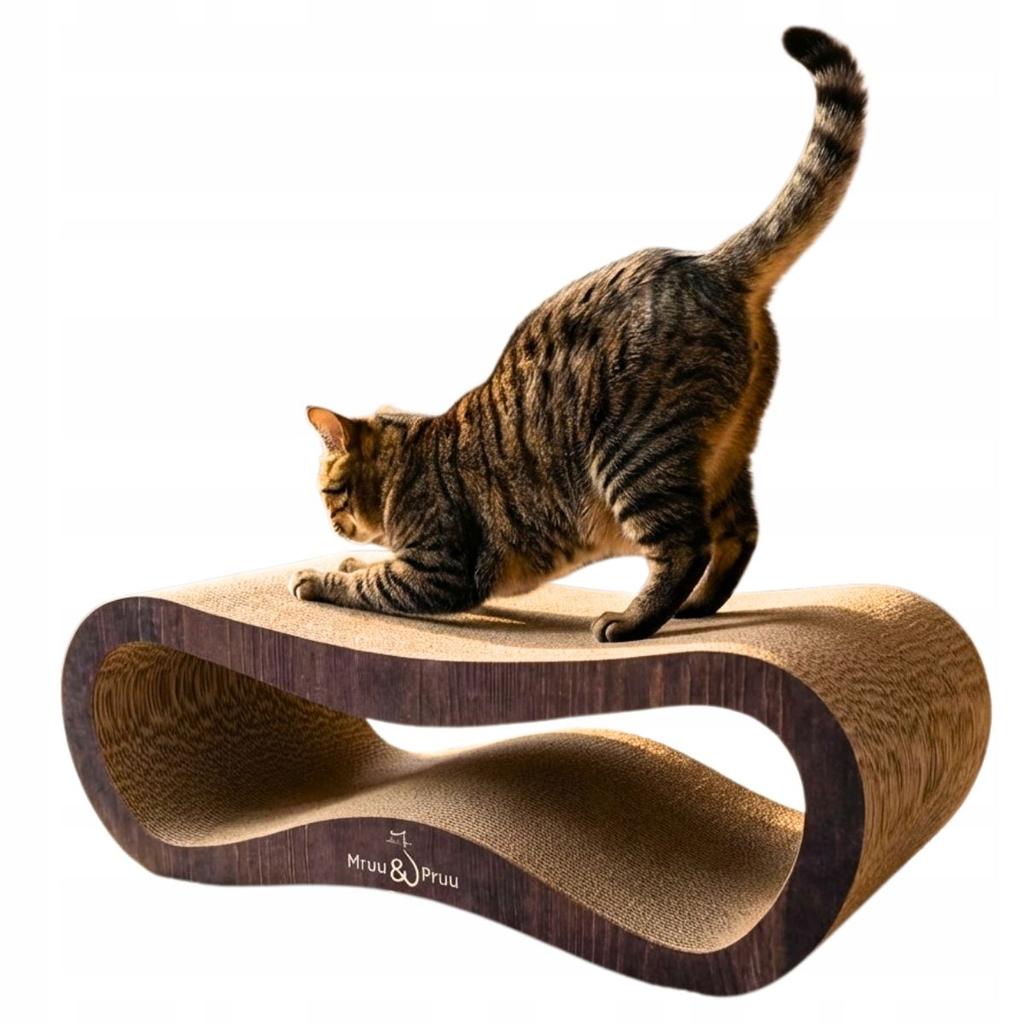 Leon cat scratching post | brown 40 cm | 78x28x40 cm | MruuPruu
