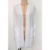 Pull décontracté ample à col en V pour femme Automne Hiver Tenue d'intérieur Pull en maille