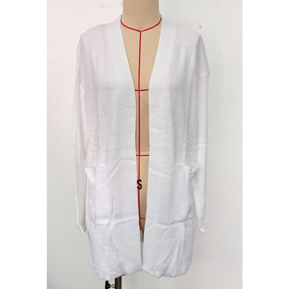 Pull décontracté ample à col en V pour femme Automne Hiver Tenue d'intérieur Pull en maille