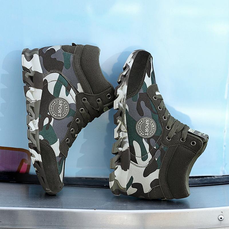 Fashion Camouflage Female Boots Women Casual Sneakers Lace up Autumn Winter Ankle Boots for Women Shoes Big Size 35-42 WSH3422