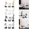 3 Pcs Modern Musical Notes Statues Sculpture Symbol Crafts Resin Figurine Music