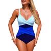 Women's Slimming One-Piece Swimsuit Ruched Tummy  Bathing Suit  Swimwear