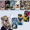 Cute Pug Dog Case for Samsung M55 M35 M15 A02 A05S A05 A06 A15 A12 A13 A10 A16 A20 A22 A24 A25 A30 A31 A32 A33 A35 A42 A50