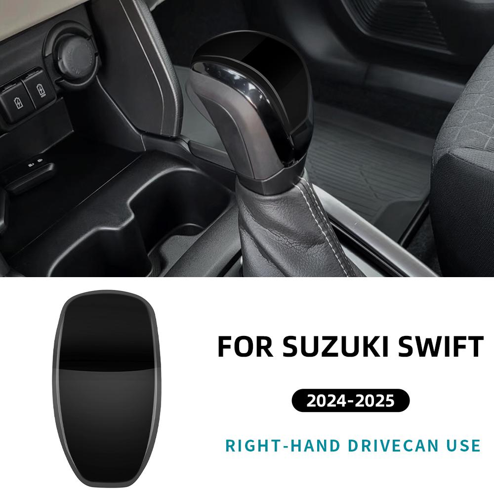 Черный стиль из углеродного волокна ABS Для Suzuki SWIFT 2017-2025 Suzuki Fronx 2024 2025 2026 Наклейка на ручку ручки переключения передач автомобиля for Suzuki Swift