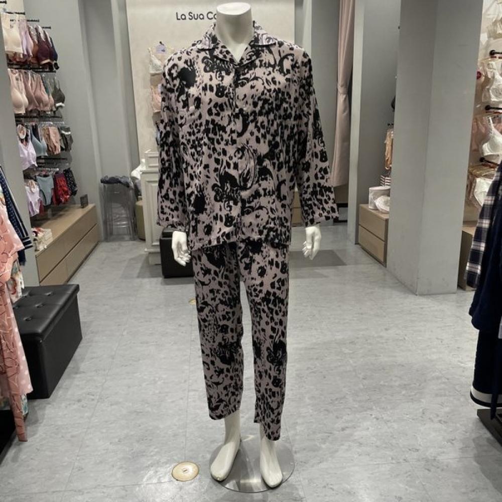 Triumph Мужская пижама с длинным рукавом, узор  Гленчек , S, chamoiS, Tbmpj711bk 105