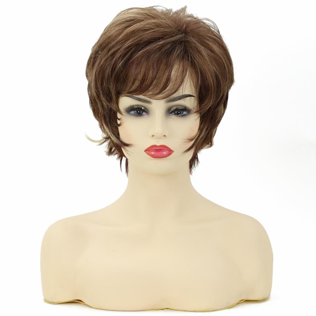 European and American Fashionable Fluffy Short Hair