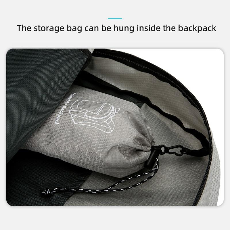 Foldable Backpack, Waterproof Mountaineering Bag, Casual Outdoor Large Capacity Travel Backpack