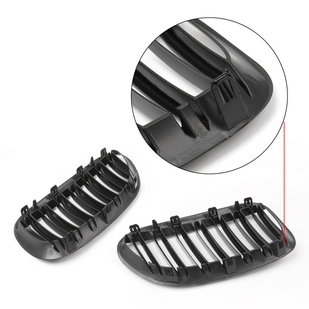 Pár přední nárazník kapota mřížka gril pro BMW E63 E64 M6 645Ci 650i 2004-2010