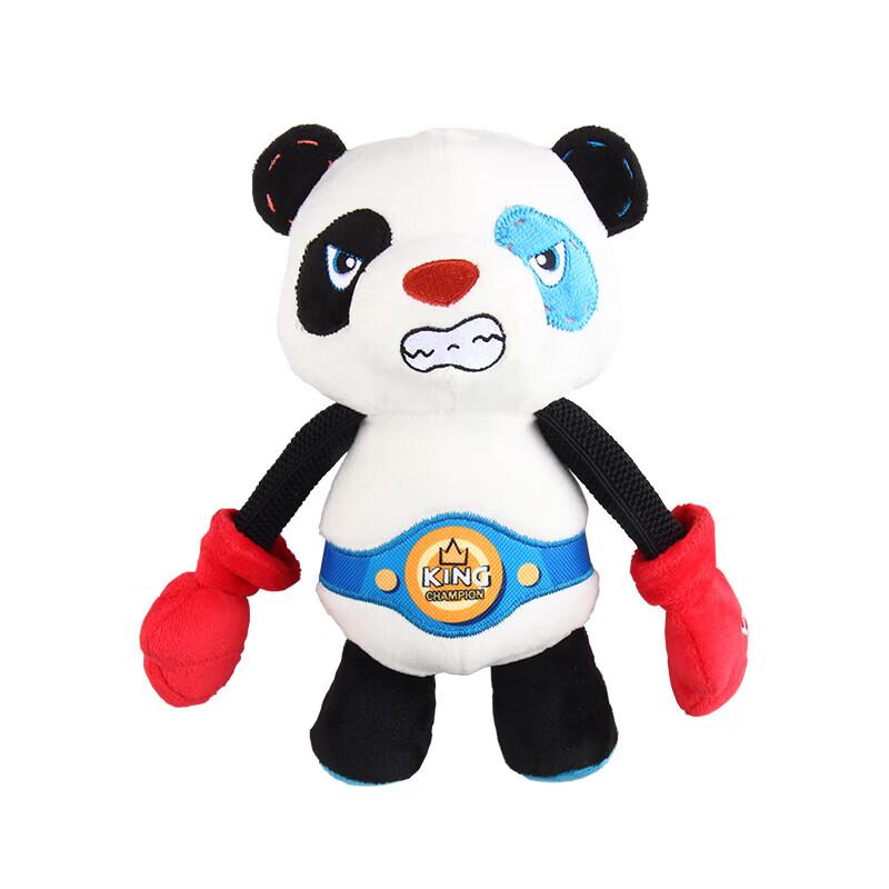 GiGwi Durable Squeaky Plush Panda Dog Toy