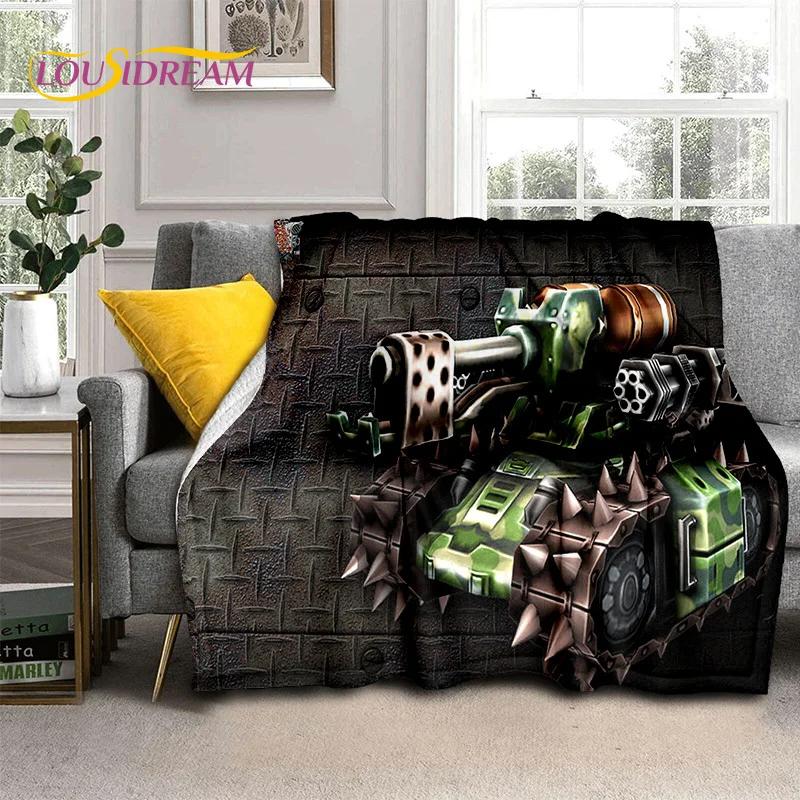 Cartoon Metal Slug Gamer Retro Game Blanket,Soft Throw Blanket for Home Bedroom Bed Sofa Picnic Travel Office Cover Blanket Kids