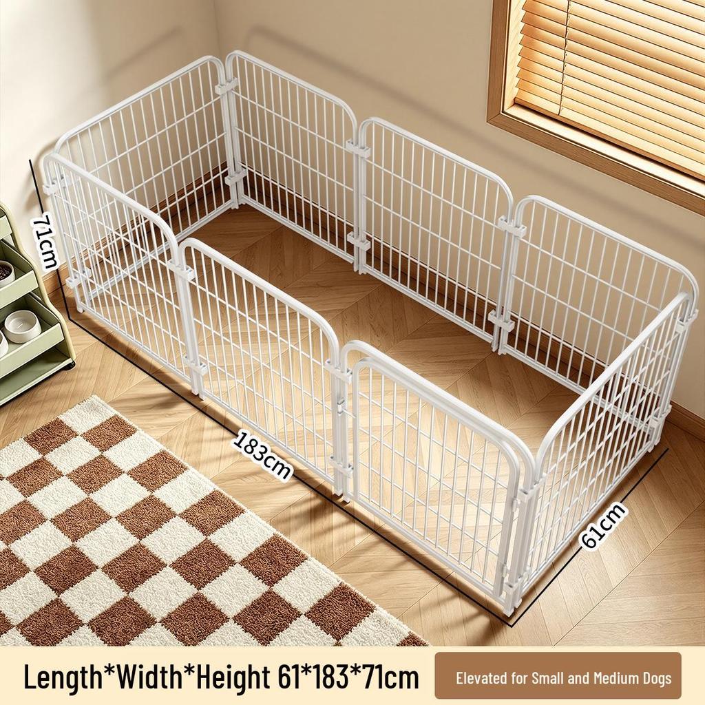 Adjustable Indoor Dog Cage and Fence for Small, Medium, and Large Dogs