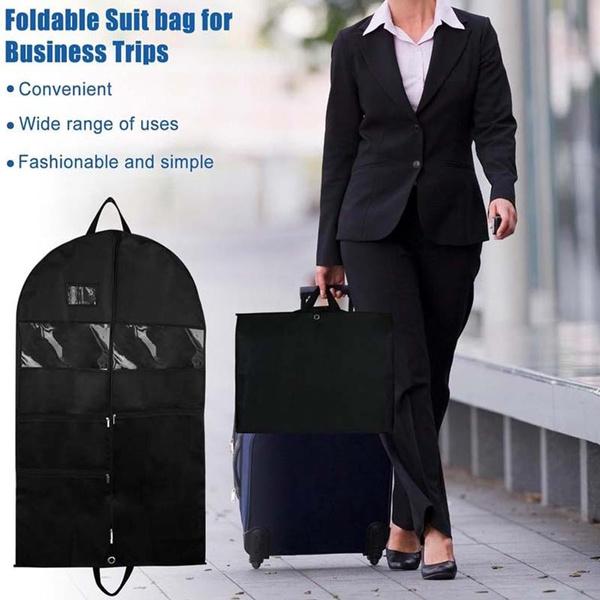 1 STK 110/130/152 CM Reiseanzugtasche, Lange Kleidersäcke, Staubdicht, Kleidersäcke für Kleidungsreisen, Tanzkostümtasche mit Taschen