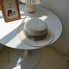 Vintage Woolen Hat British Hat Wide Brim Flat Top Top Top Top Hat Versatile Autumn and Winter Hat Trendy Sun Hat Felt Hat