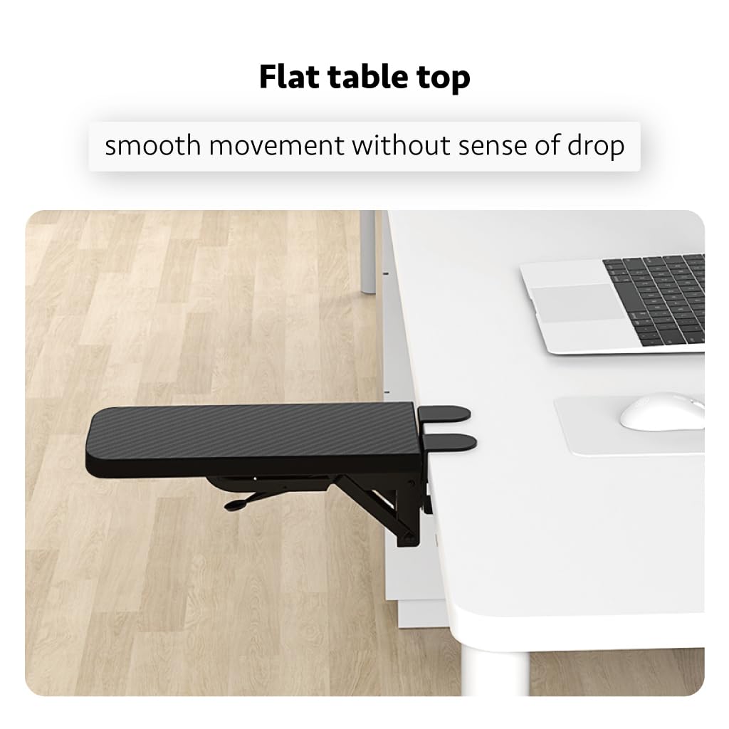HONJIE Desktop Armrest Armrest Elbow Support Armrest Foldable Desk Extension Armrest for Elbow and Arm Support Keyboard Armrest Wrist Rest