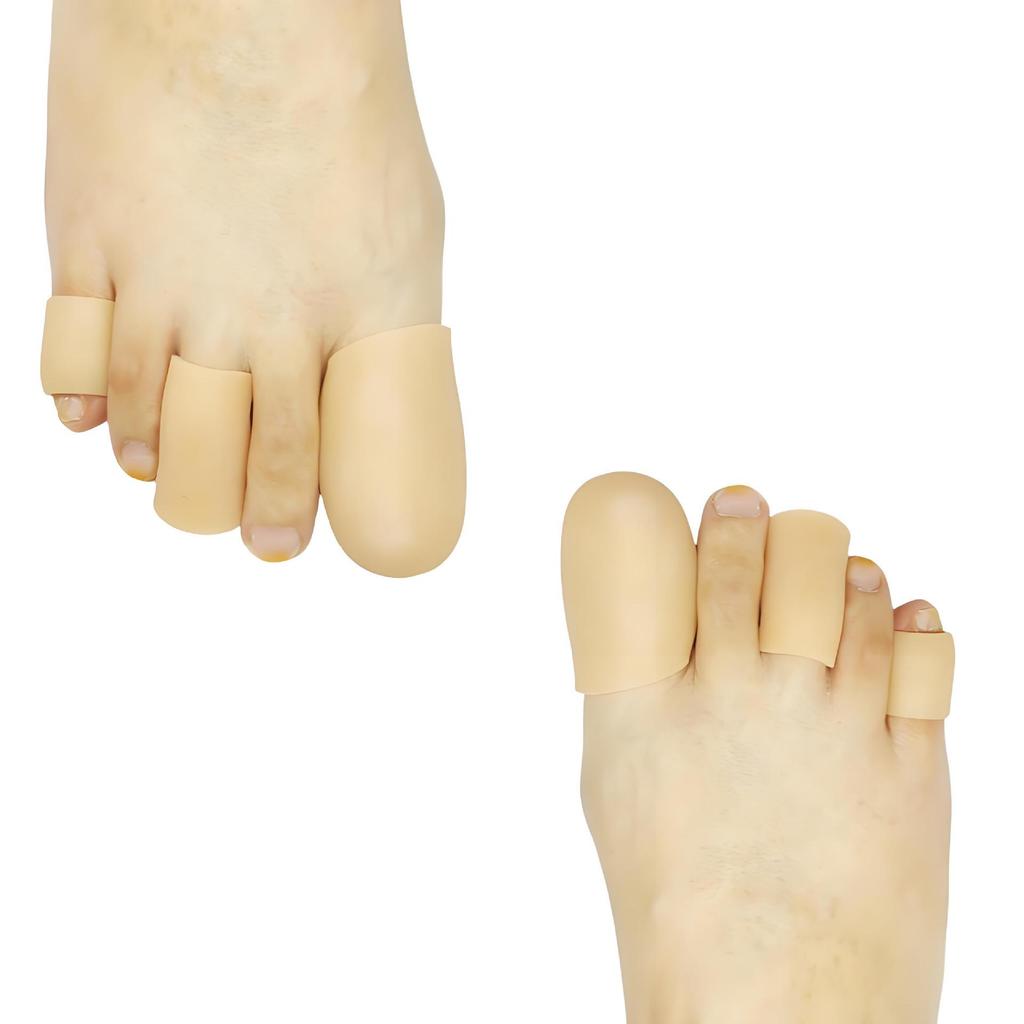 Silicone Finger & Toe Protection Sleeve - Pain & Friction Relief for Sports.