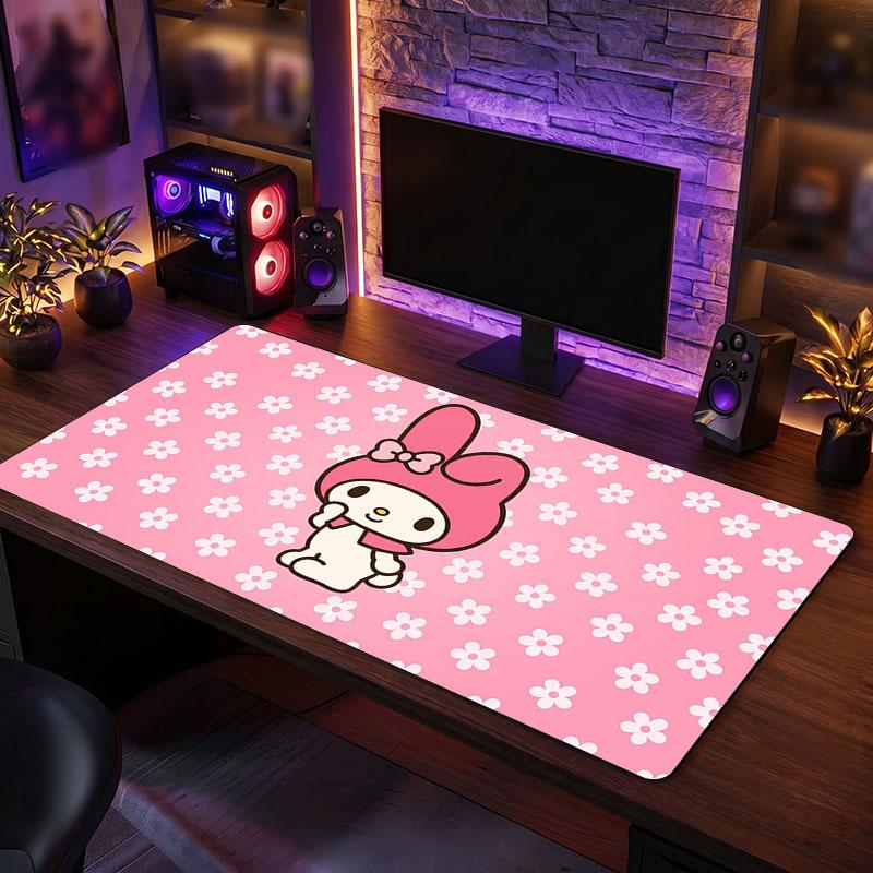 Big Mouse PadMy Melody Extended Soft Desk Mat Gaming Office Computer Table Decor Mat