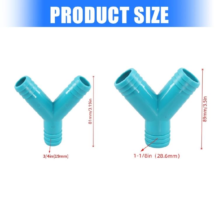 Strong Marine Drainage T Joint Y Shaped Design Rapid Installation Water Flow Optimizer Simple Installation for Boats