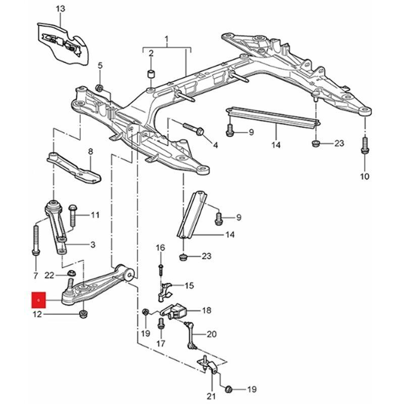 Popular Suspension Control Arms 99734105304, 99734105303, 99734105300 For 911, Cayenne, Jaguar Treca.