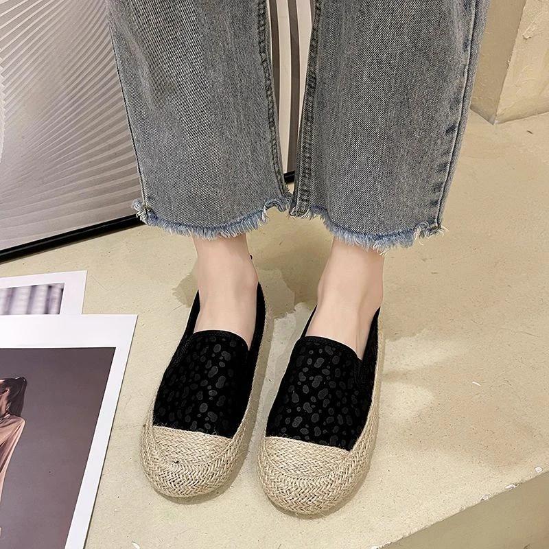 Fashion Espadrilles Loafers Female Footwear Slip On Women's Shoes New In Comfortable And Elegant Spring With Premium Korean Offers