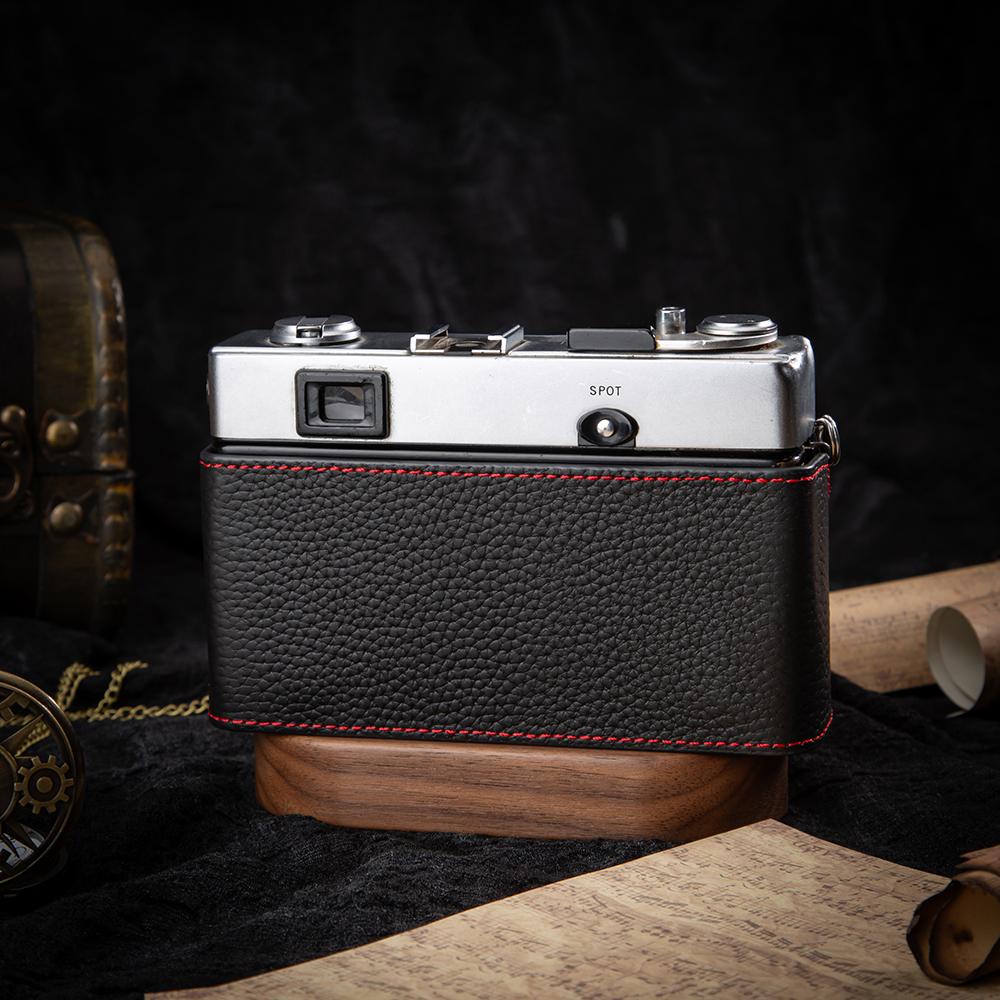 Leather Camera Half Case 35 SP Bag Leather Camera Bag For Olympus 35 SP Case Genuine Protective Case Photography Accessories