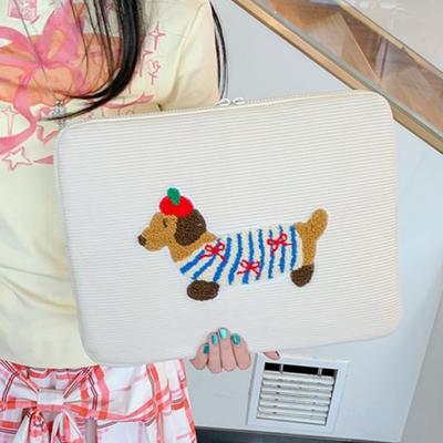 Tablet-Tasche Cartoon-Hund Laptop-Schutzhülle Tasche Süße Stoßfeste Tablet-Schutzhülle Tasche Dünn Niedliche Mädchen-Computer-Tasche Mädchen/Dame/Frauen