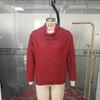 Warmer Damen-Frühlingspullover mit Schwingkragen - Einfarbiger Pullover mit langen Ärmeln und Stehkragen, Gemütliche Freizeitbluse für Herbst/Winter