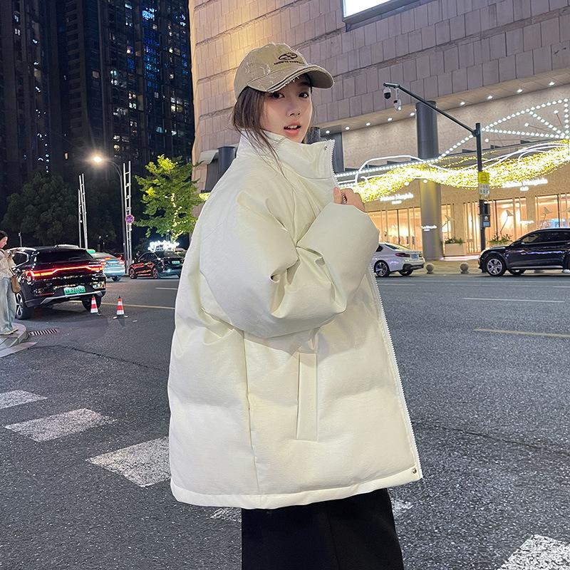 

Повседневная мужская хлопковая куртка с капюшоном, универсальная, зимняя теплая M белый