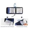 Fishing Lines Tippet Storage Bag with 10 Clear Pocket Fly Fishing Leader Wallets Fishing Lines Packets Tippet Case Bag