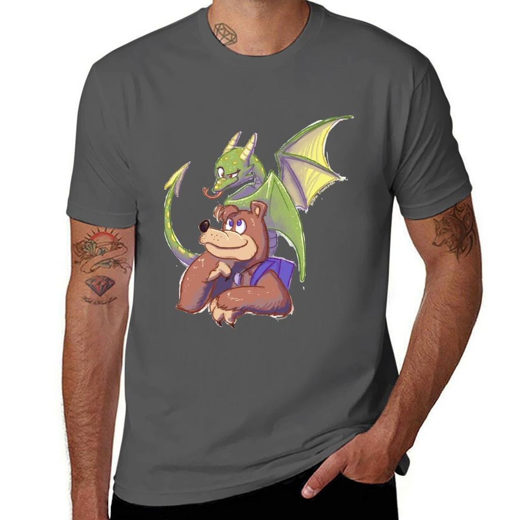 Banjo n Kazooie TShirt Relaxed Fit Casual Short Sleeve Top