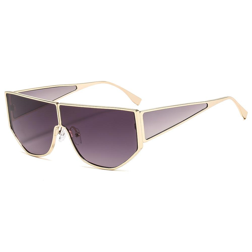 Retro Thick Frame Gradient Sunglasses Women Men Y2K Fashion UV400 Protection Trendy Street Style Vacation Accessories