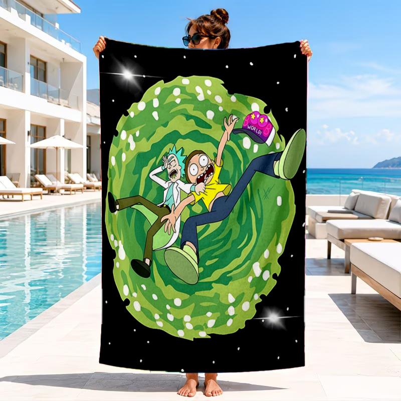 Monster Scientist Beach Towel, Microfiber Beach Towel, Perfect For Pool, Beach, Travel, Home Decor Beach Party Fan gifts