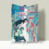Game D-DRAMAtical Murder Throw Lightweight 240g Flannel Blanket Soft Skin-friendly for Summer Cooling