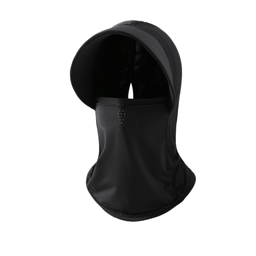 Breathable Visor Cap with Shawl Sunscreen Hat New Pullover Cap Outdoor Sports