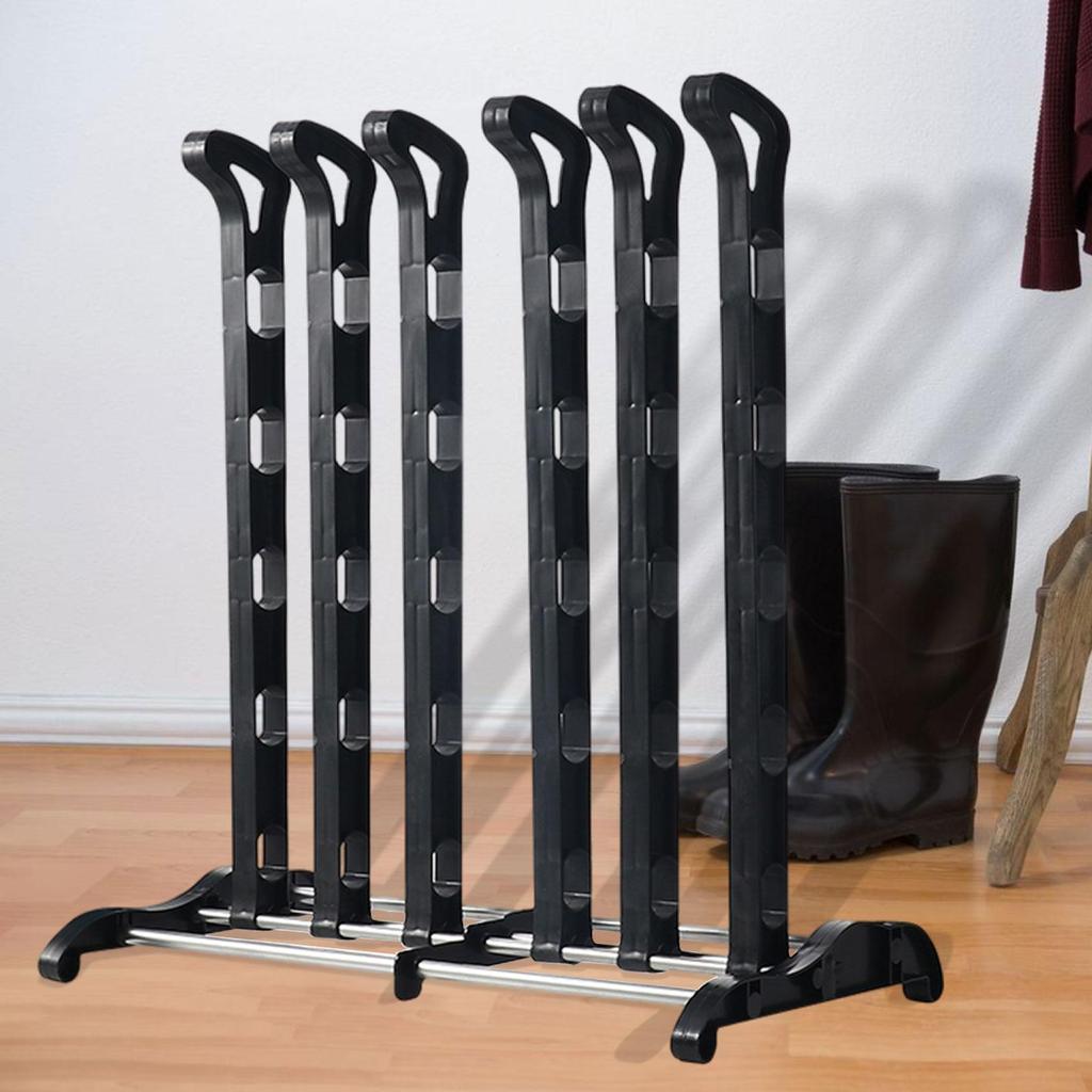 Boot Rack Space Saving Freestanding Versatile Shoe Storage Organizer Boots Stand for Closet, Entryway, Hallway, Indoor, Doorway