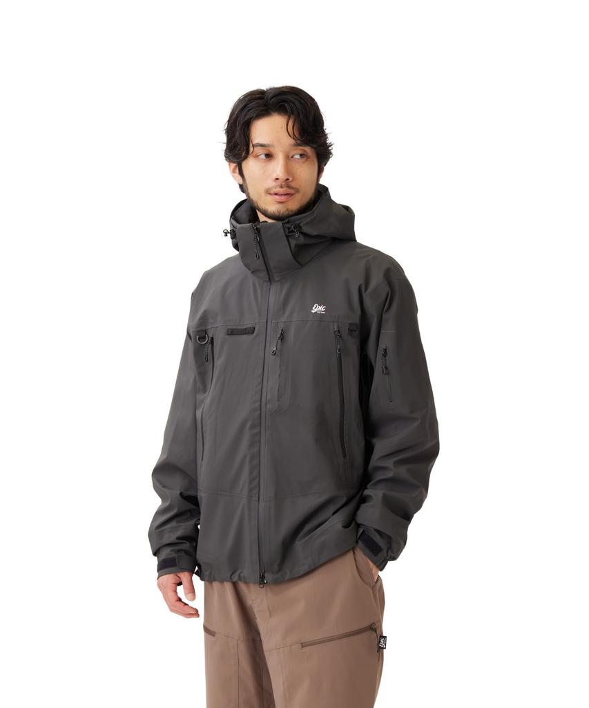 Snow Peak Milford Rain Jacket Rain Jacket Raincoat CHARCOAL L EP-JK-26SU002 Men's Women's