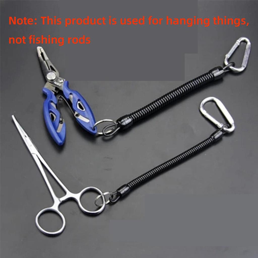 Zgubiona lina ręczna sprężyna teleskopowa automatyczne cofanie sprzęt wędkarski lina wędkarska lina antypoślizgowa sprzęt wędkarski na świeżym powietrzu