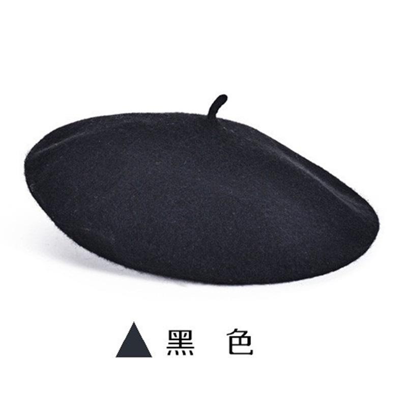 Acrylic Beret Winter Vintage Painter Hat Women's Fashion Beret