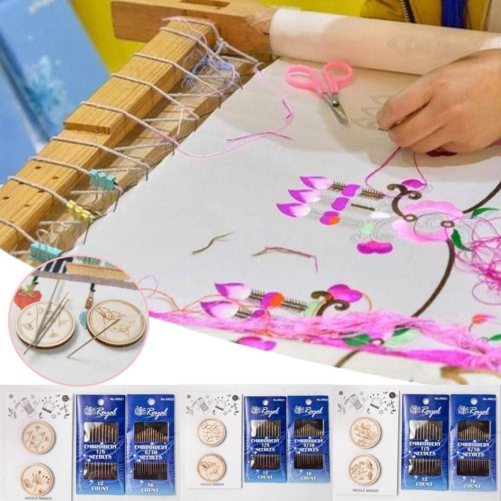 

Круглый резной цветочный узор, швейный магнит, аксессуары для вышивания, швейная игла, чехол