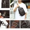 Genuine Leather Chest Bag Men's Bag Single-shoulder Crossbody Bag Sporty Casual Chest Bag