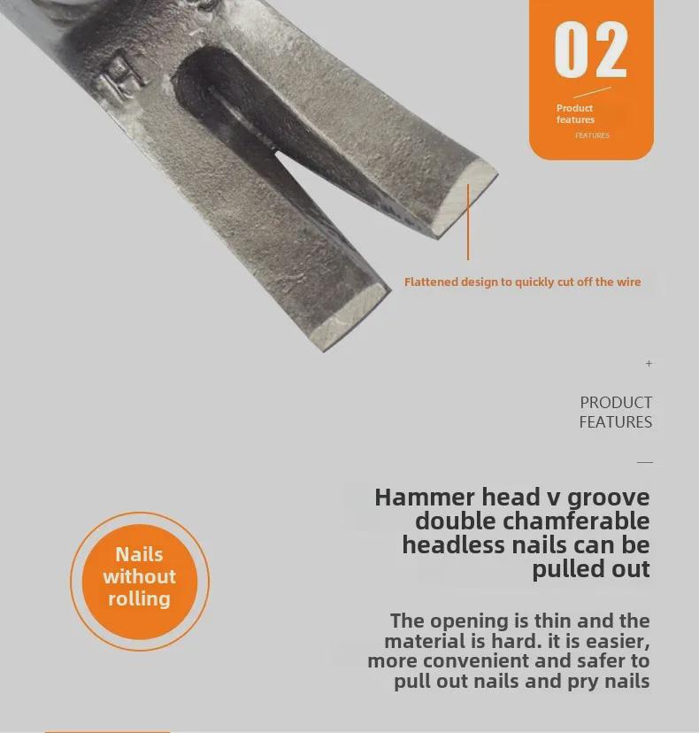 Australian & New Zealand High Carbon Steel Magnetic Claw Woodworking Hammer