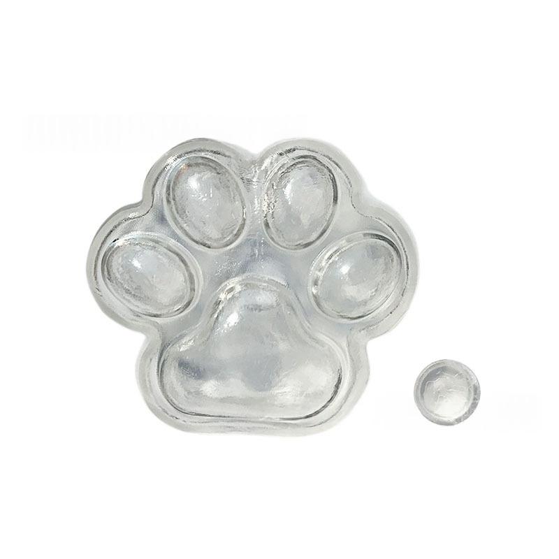 1/5Pcs Cat Paw Hollow Ball Skin Diy Stress Relief Toy Slow Rebound Fidget Sensory Ball Toy Decompression Irregular Ball Cover