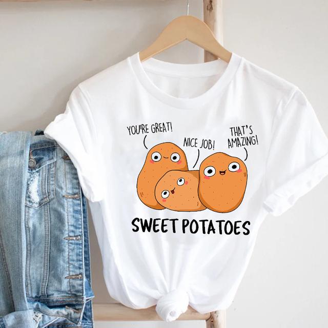 Kvinnor Fjäril Kortärmad Vår Sommar Trend Tryck Kläder Mode Kläder Tryck T-tröja T-shirt Kvinnlig Grafisk T-shirt