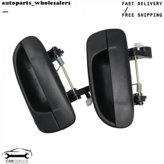 Set of 2 Rear Left and Right Exterior Door Handle Fit For 2000-06 Hyundai Accent