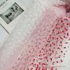 Children's Flocked Heart Mesh Fabric for Costumes & Skirts
