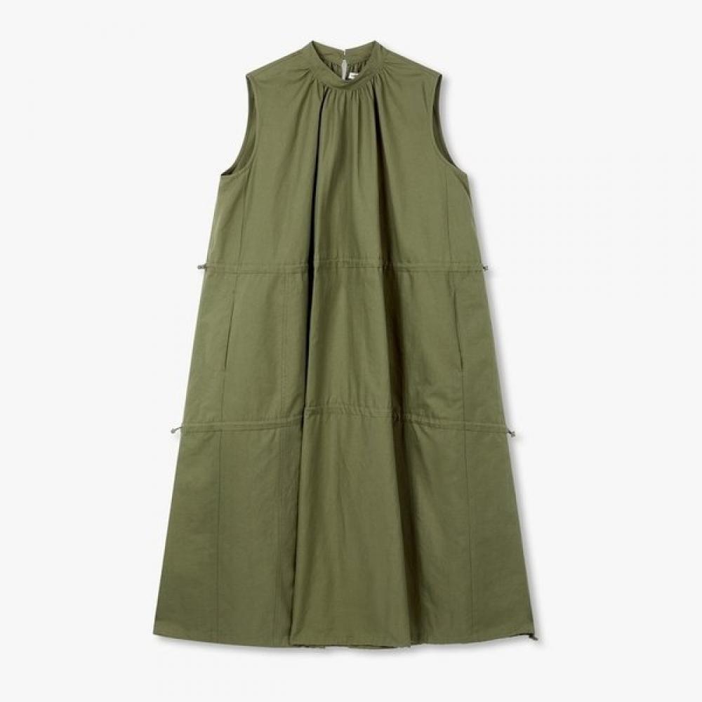 

Studio Tomboy High Neck String Point Sleeveless Dress 9106241202ct Khaki/OS