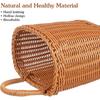 Cabilock Wall Hanging Basket, Wicker Woven Fruit Storage Baskets, Handmade Wall Kitchenware Container Boho Decor for Kitchen, Garden, Farmhouse,