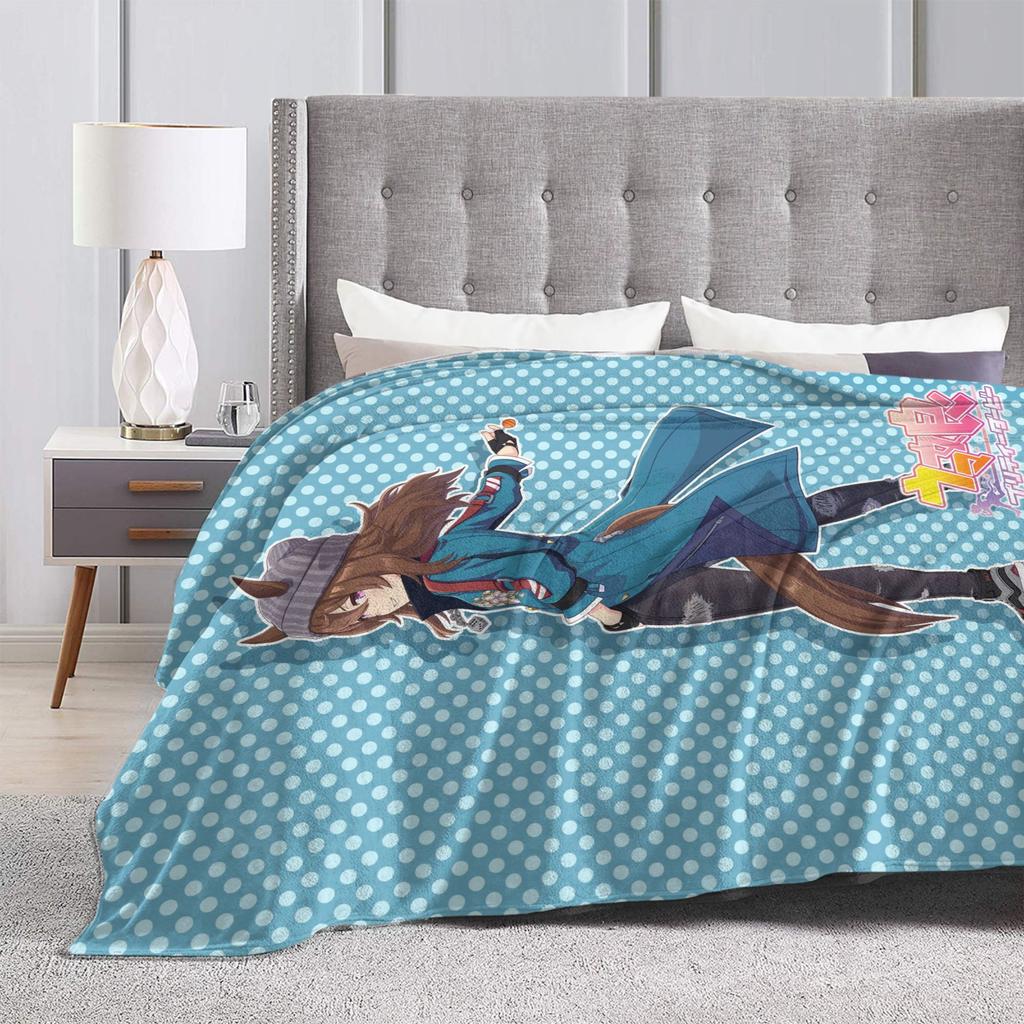 Nakayama Festa UmaMusume Pretty Derby Blankets Quality Soft Warm Throw Blanket Winter Girls Boys Home Decor Print Bedspread