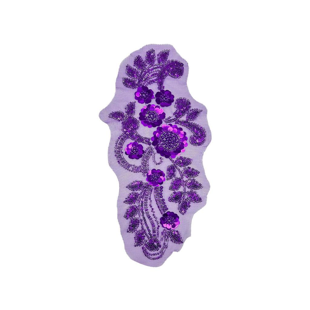 Multi-Color Mesh Beaded Sequins Flower Cloth Sticker Lace Lace Accessories Wedding Dress Handmade Diy Accessories Decoration