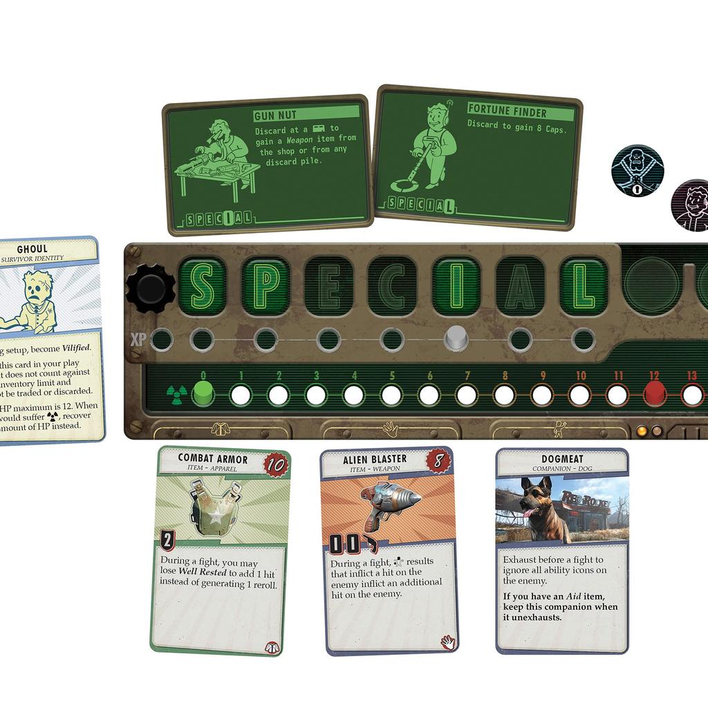 Fantasy Flight Games Fallout The Board Game Strategy Apocalyptic Adventure Game for Adults and Teens Ages Players Average Playtime Hours Produced by