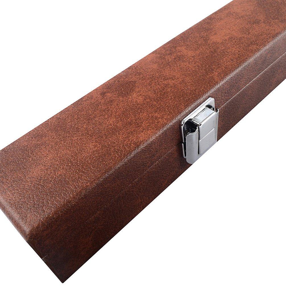 Cuesoul Jointed Pool Cue R306 1/2 Case, Brown,